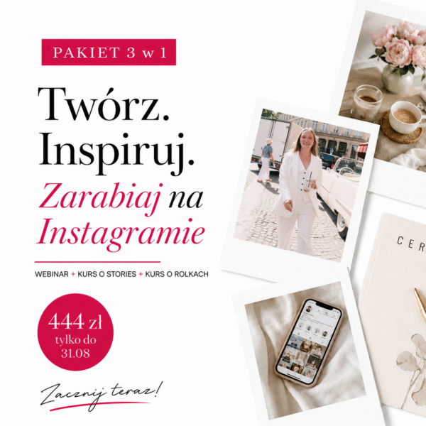 PAKIET: Webinar + Stories + Rolki